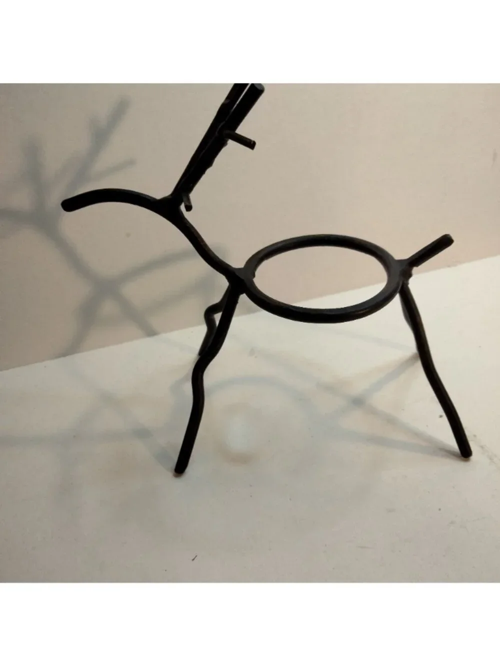 Rustic Reindeer Metal Votive Candle Holder Planter Brown - Picture 2 of 7